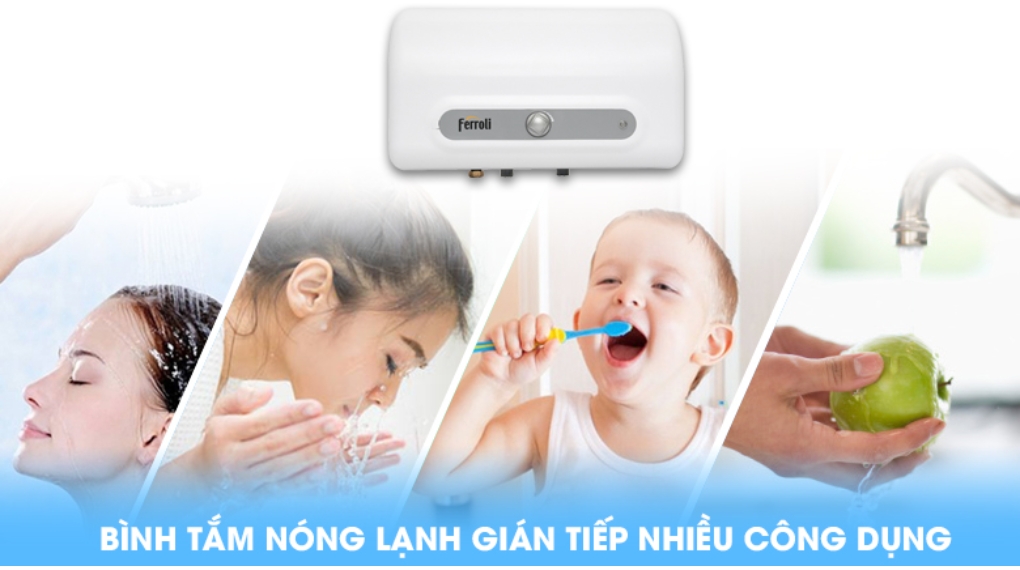 Máy nước nóng gián tiếp Ferroli 15 lít QQ-EVO-15L-ME 20 Máy nước nóng gián tiếp Ferroli 15 lít QQ-EVO-15L-ME thân thiện với người dùng